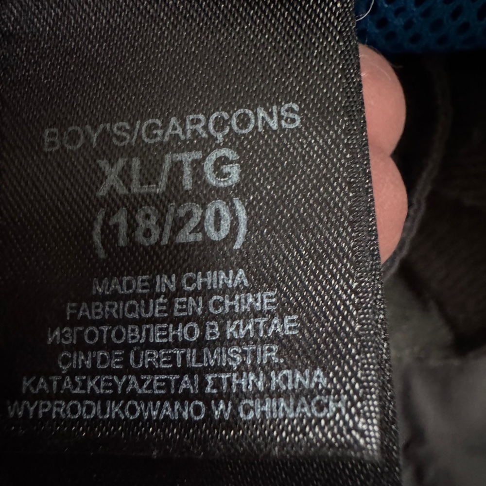 The North Face Hyvent Gray Boys Zip Up Windbreaker Rain Jacket XL 18/20 youth - Picture 4 of 8